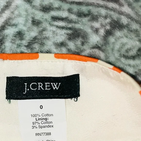 J. Crew Orange Skirt - Picture 3 of 9